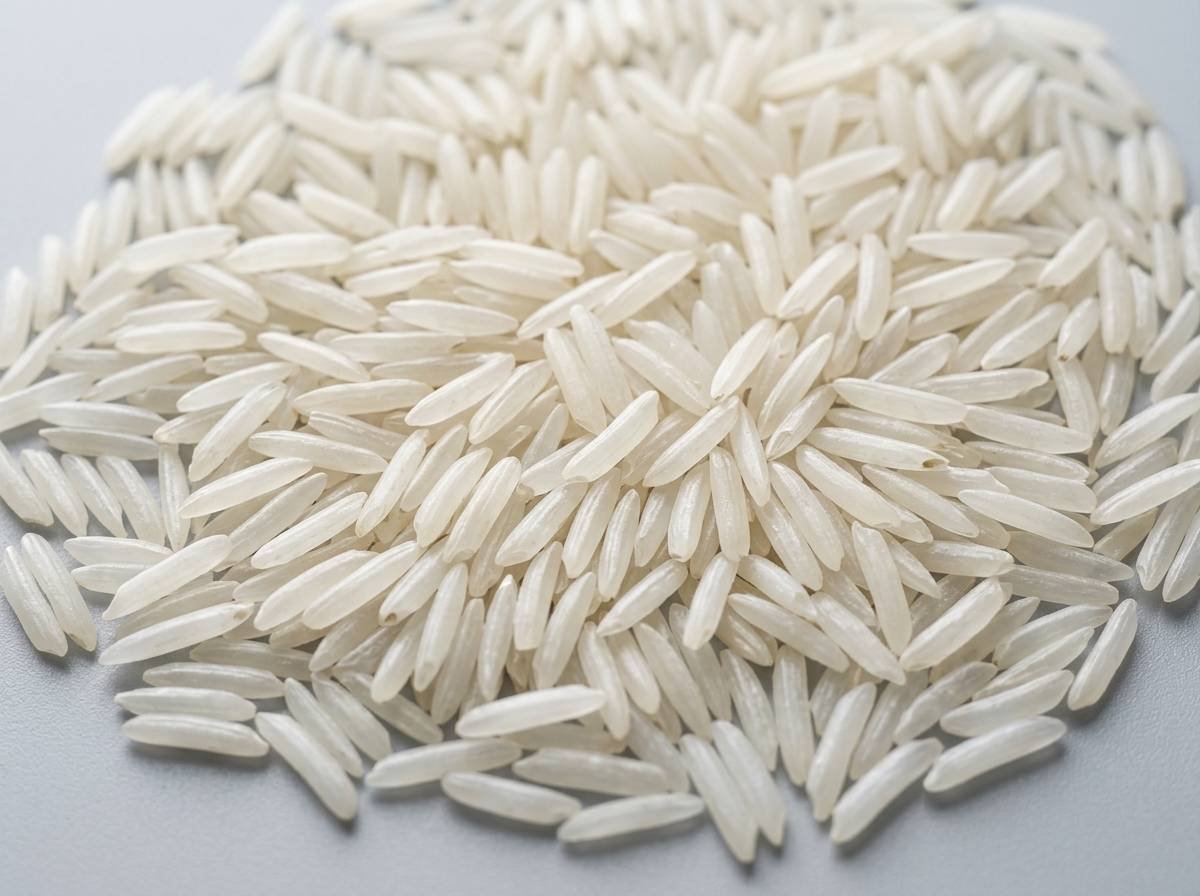 Premium extra-long grain 1121 Basmati Rice ready for bulk export container shipment from India