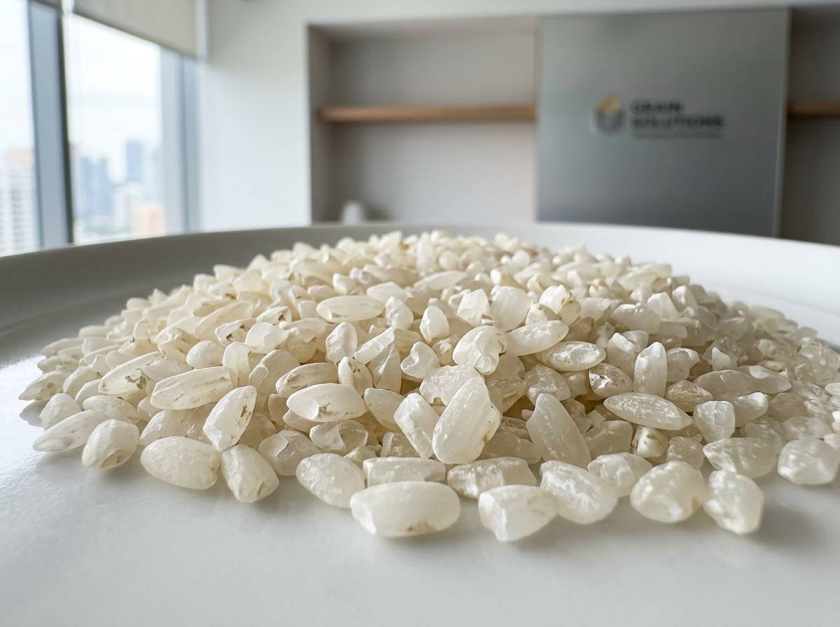 100% graded broken rice fraction for brewing, starch, and animal feed bulk export